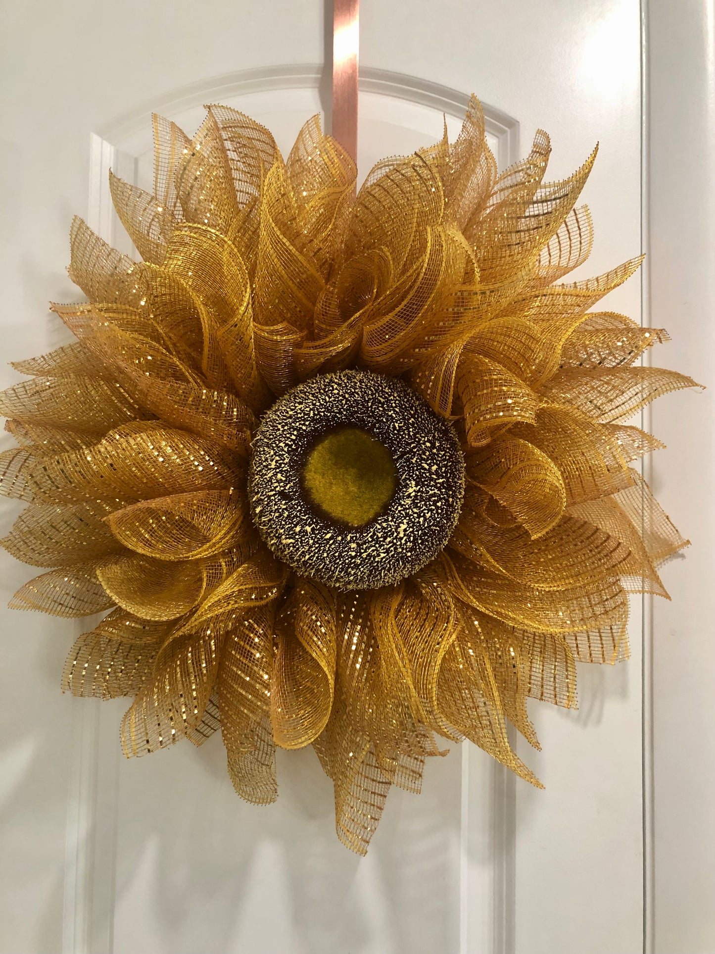Gold Sunflower Wreath