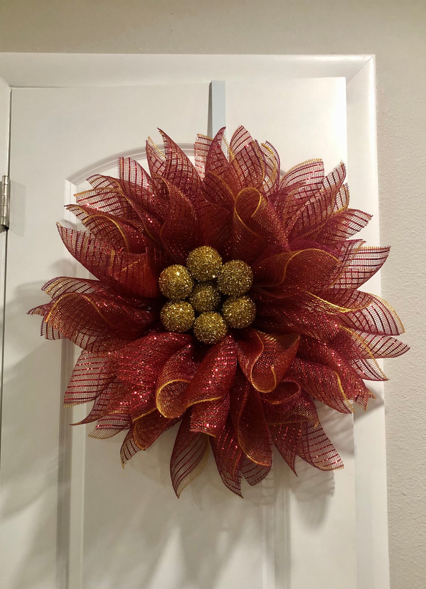 Poinsettia Wreath