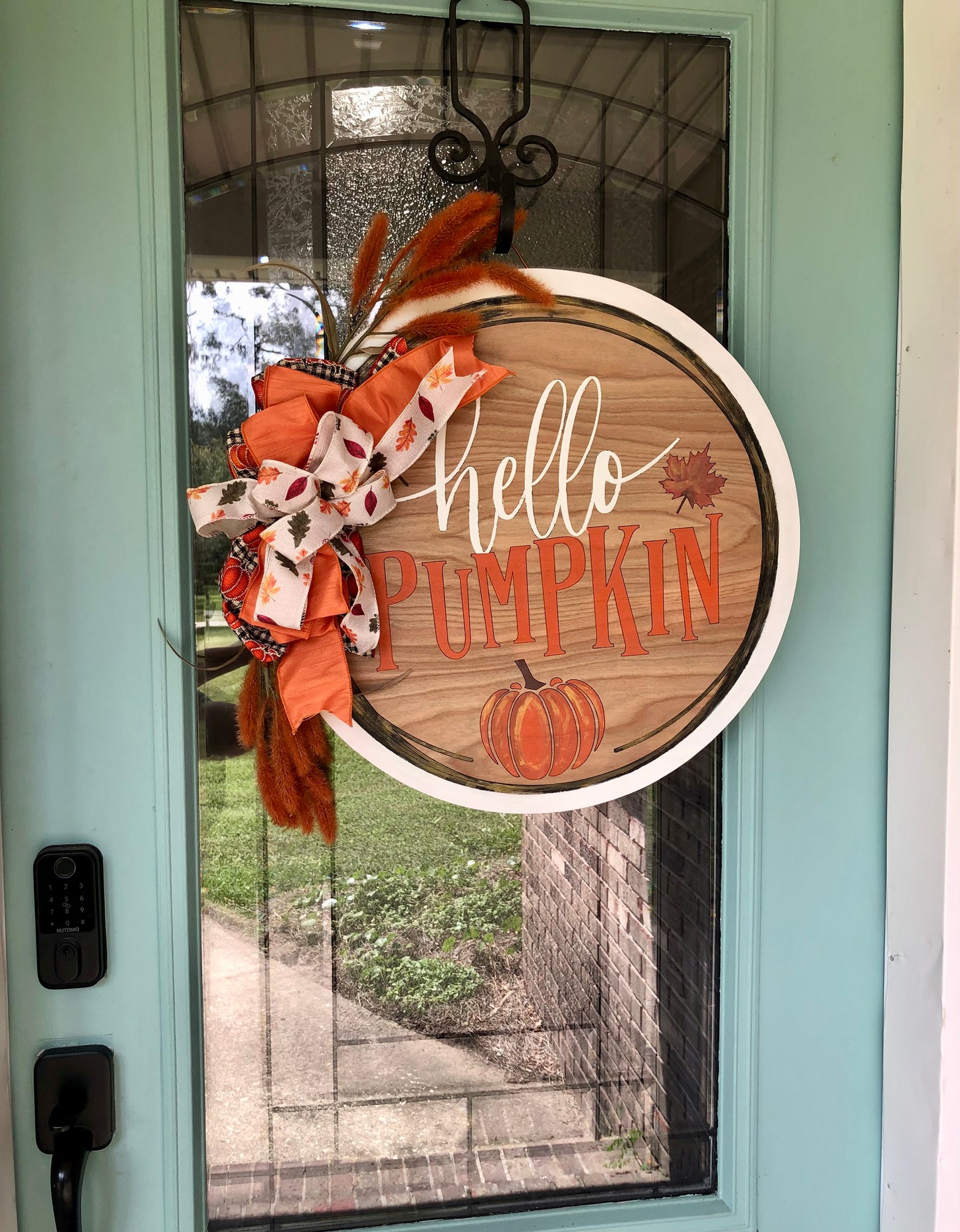 20” Hello Pumpkin Wreath