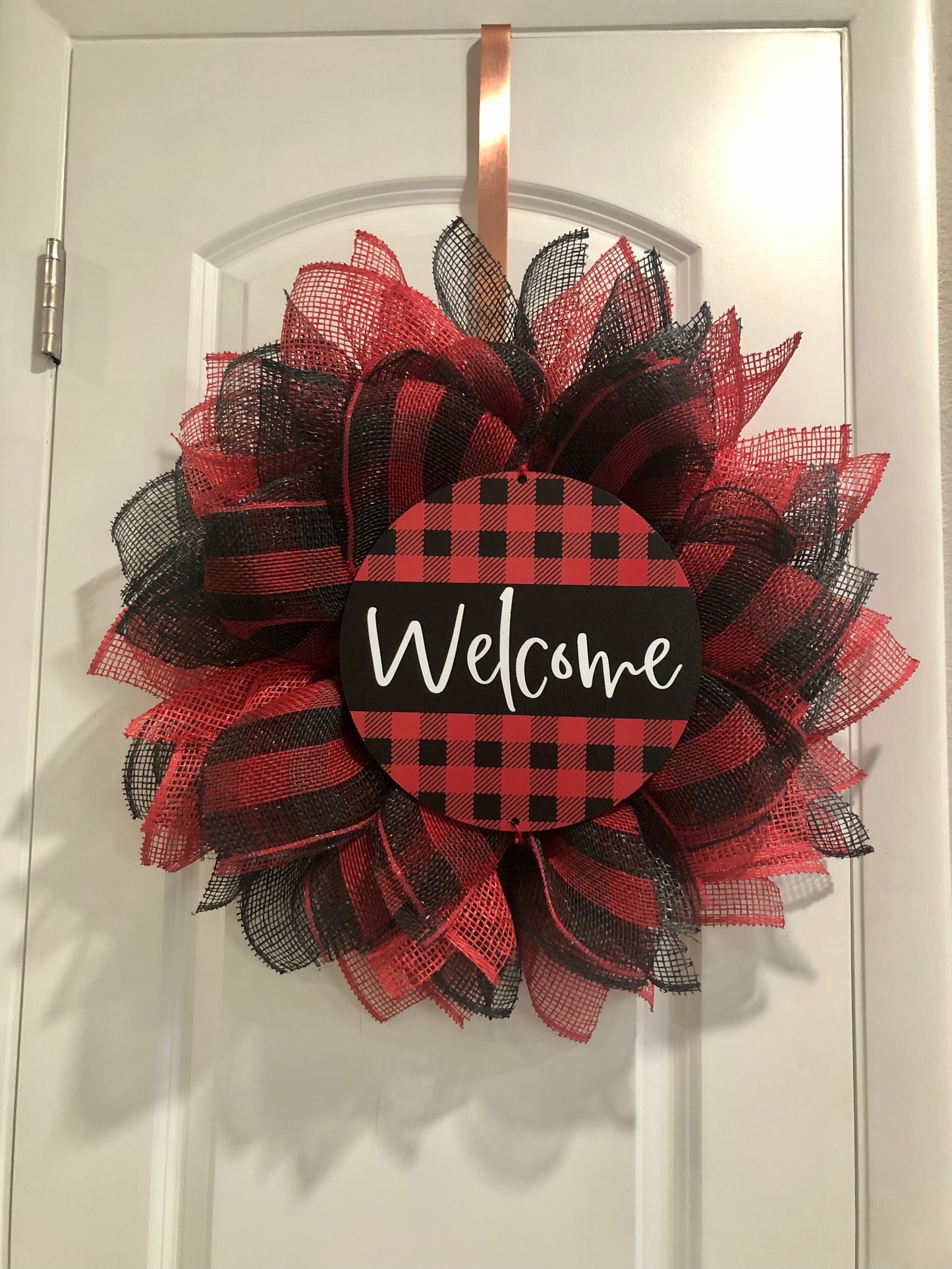 Buffalo Plaid Christmas Wreath