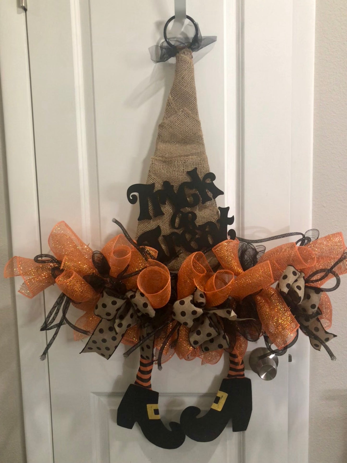 Witch Hat Wire Wreath