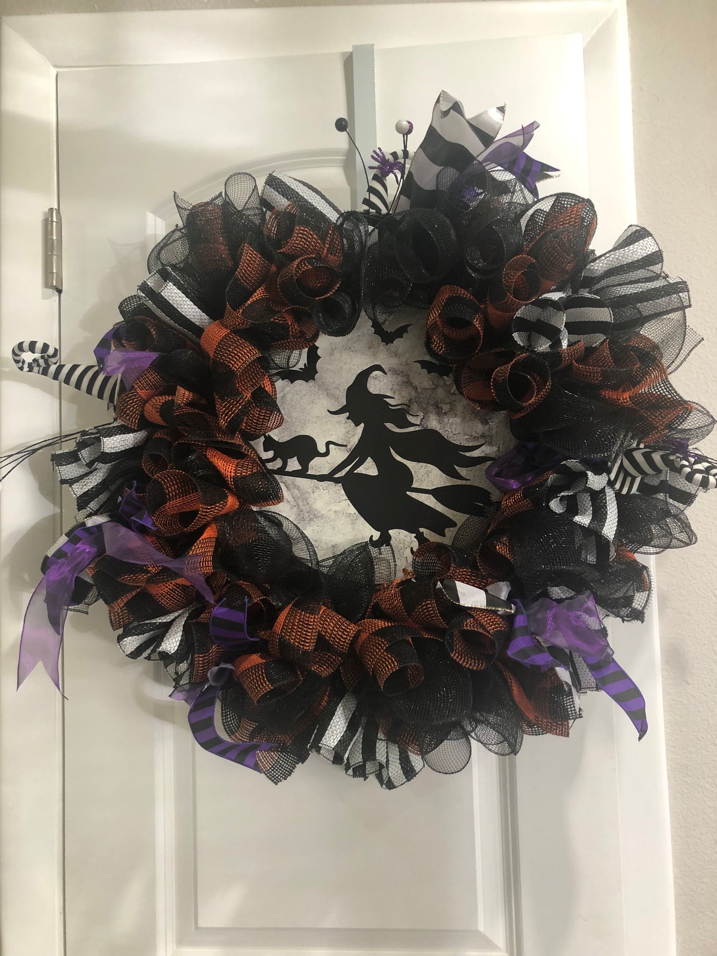 Halloween Witch Wreath