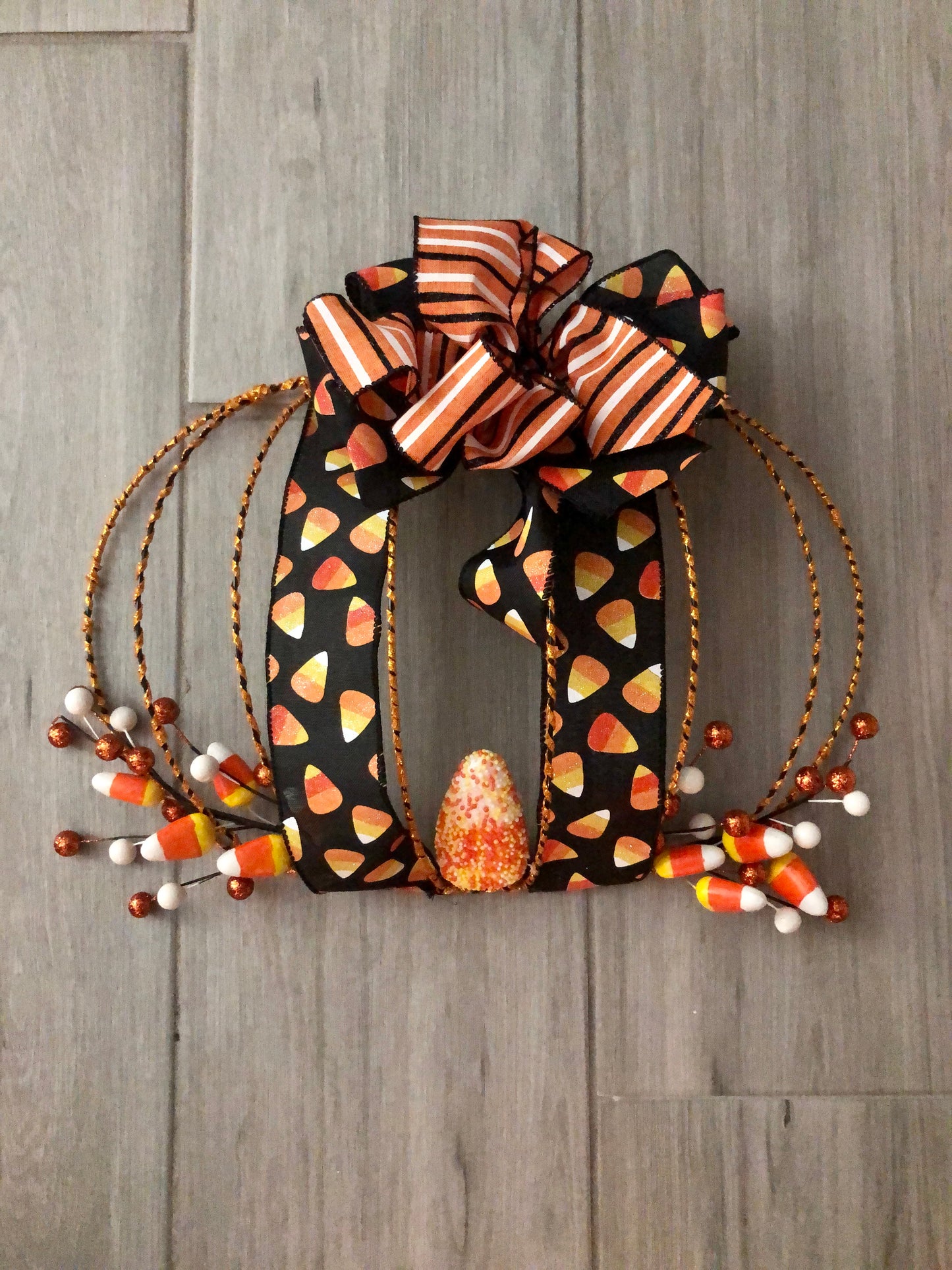 Candy Corn Wreath