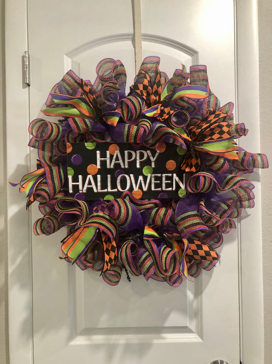 Large Halloween Wreath