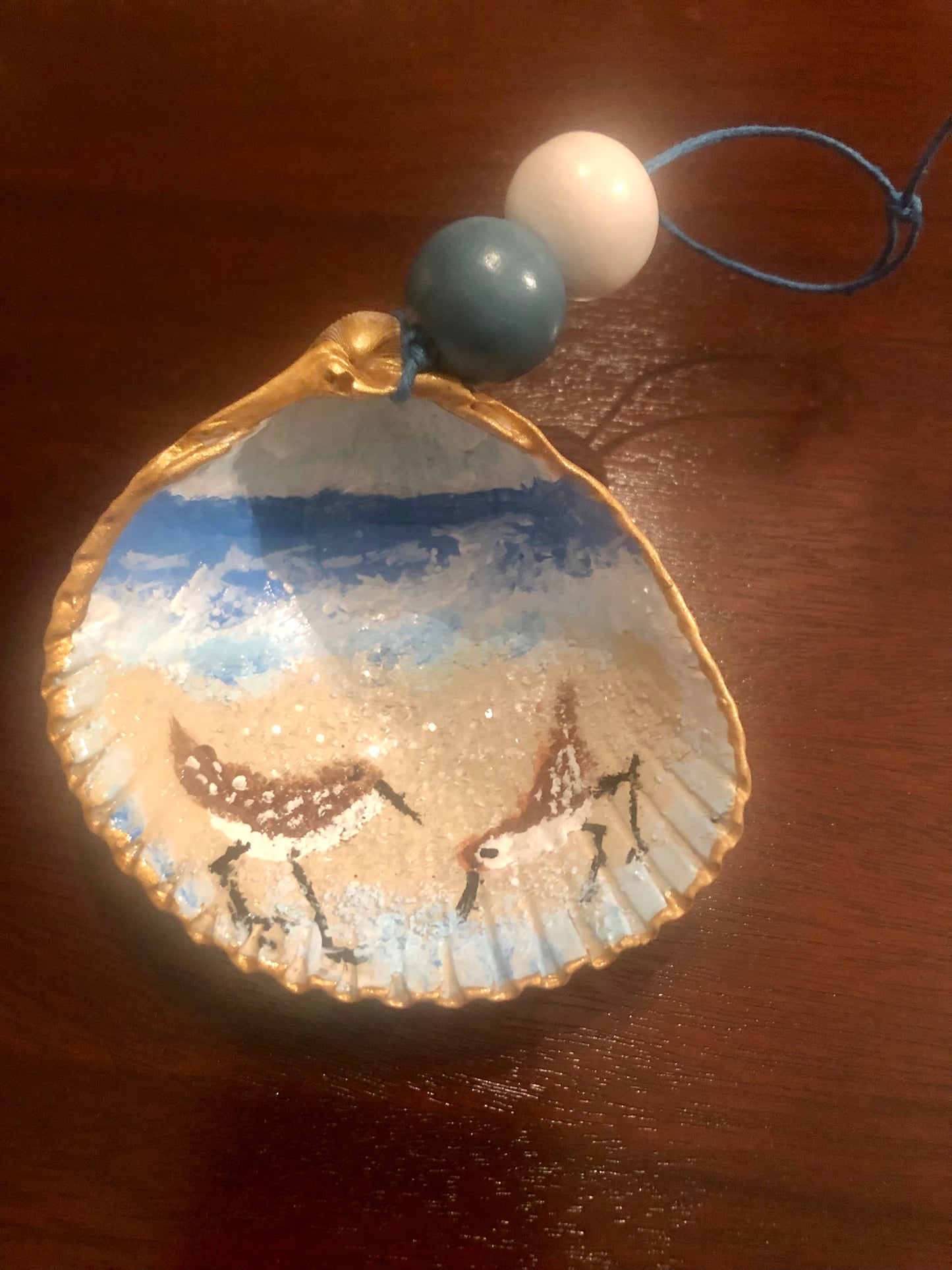 Sandpiper Shell Ornament