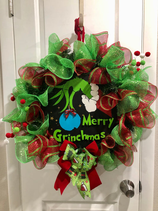 Grinchmas Wreath