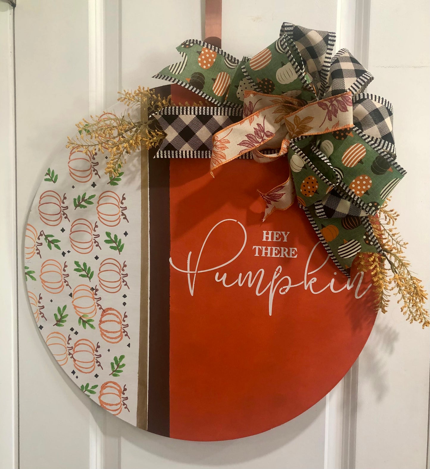 Hey There Pumpkin Wreath